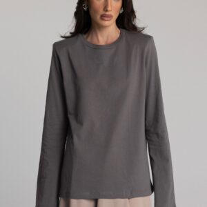 טי שרט כריות אפור