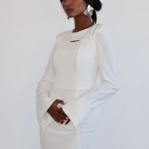 שמלת איה לבן