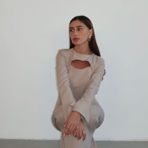 שמלת איה קרם