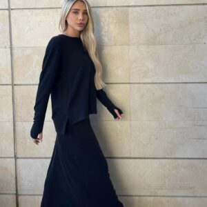 חליפת כפפה שחור