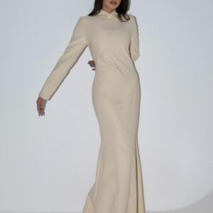 שמלת קרלה קרם