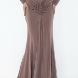 שמלת קרמן חום