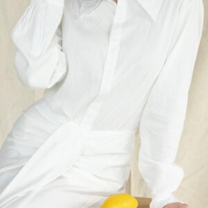 חליפת ברנדה לבן