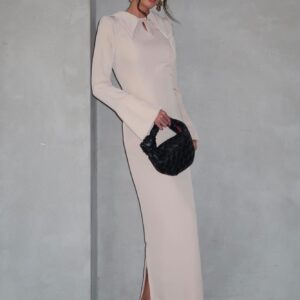 שמלת אוליבר קרם