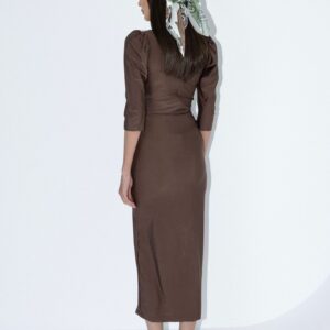 סט בגד ים קשירה חום