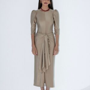 סט בגד ים קשירה בז'