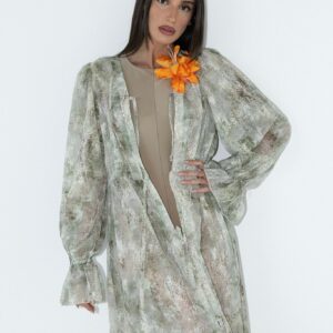 שמלת שיפון 1 ירוק