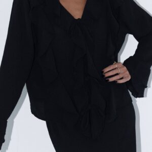 חליפת וולן שחור