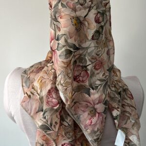 מטפחת פרחים ורוד