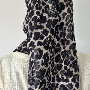 מטפחת מנומר שחור