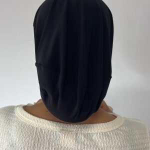 בובו נמוך ללא כיווצים שחור