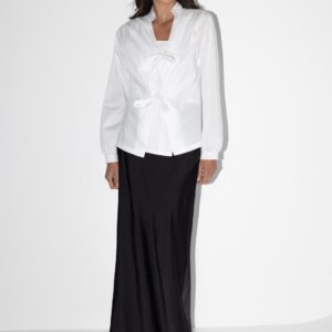 חולצת פפיון לבן