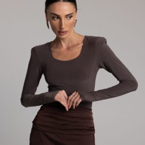 בגד גוף לנדון חום בהיר