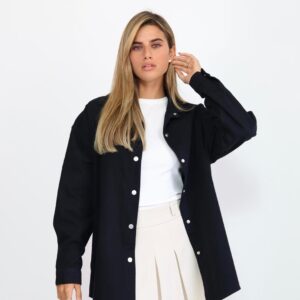 ג'קט אובר סייז שחור