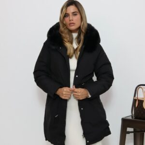 מעיל פוך שחור