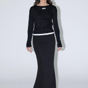 חצאית בלו שחור