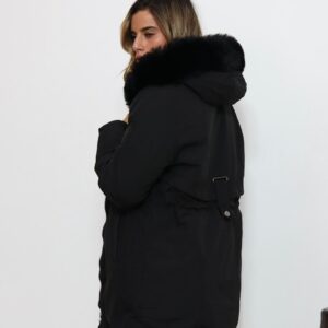 מעיל פוך שחור