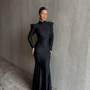 שמלת ורוניקה שחור