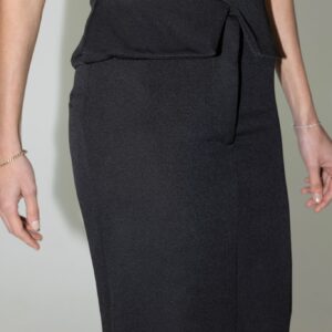 חצאית קיפול שחור