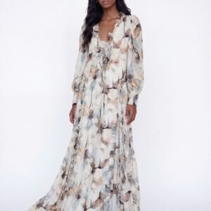 שמלת איזבלה חום