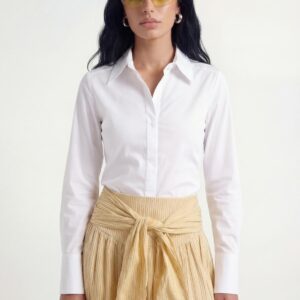 חצאית פסים צהוב