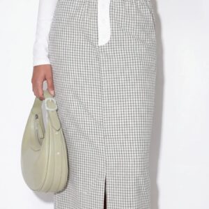 חצאית פלורי לבן