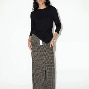 חצאית פלורי שחור